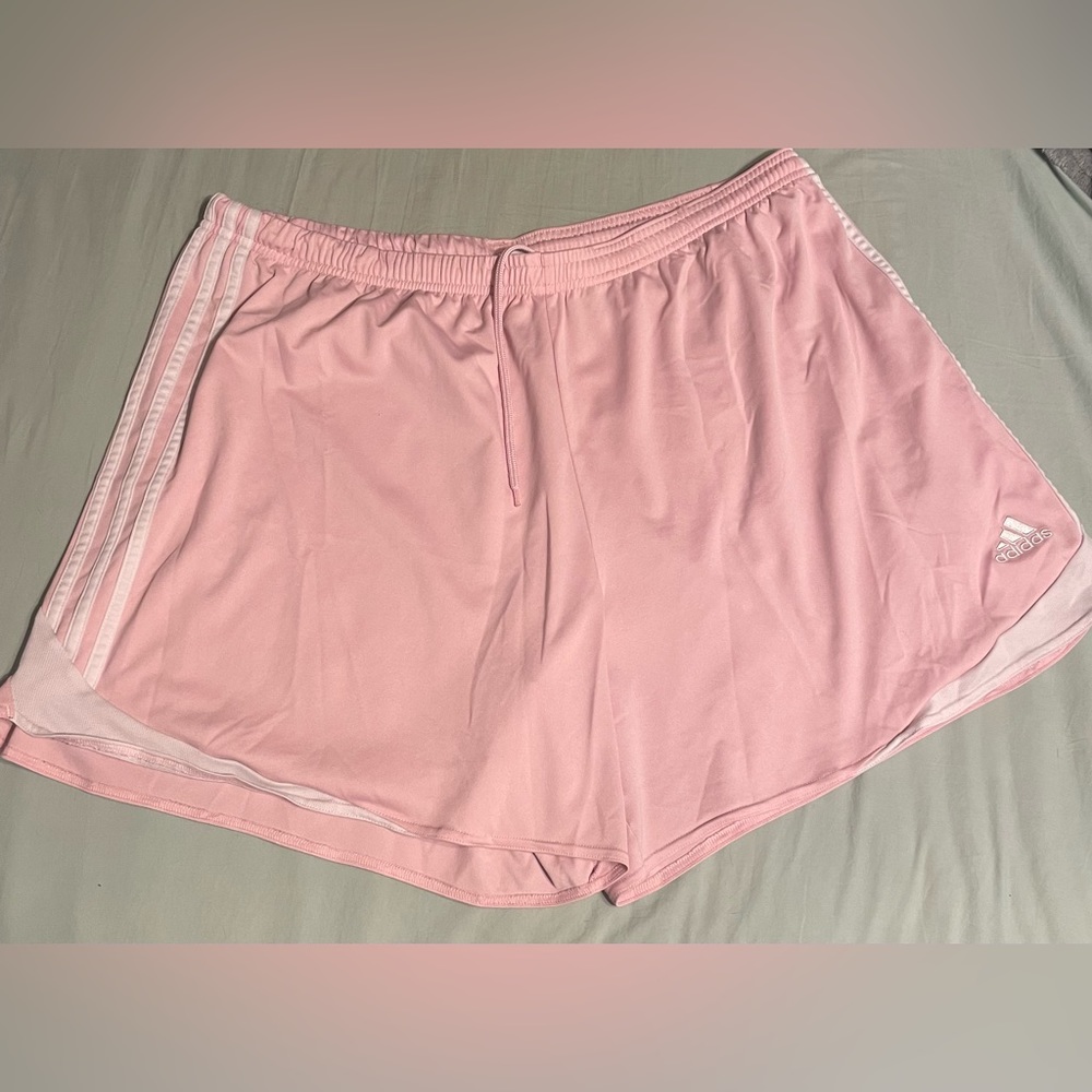 Plus Size Pink Adidas Climacool shorts women’s size 2XL